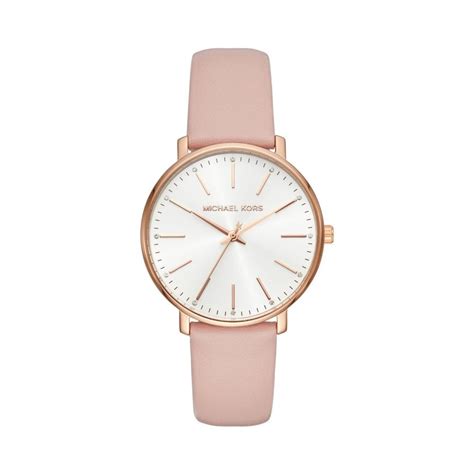 michael kors rose gold watch leather strap wrap around|ladies Michael Kors watches sale.